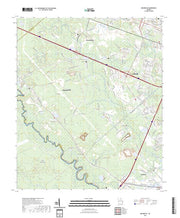 US Topo 7.5-minute map for Meldrim SE GA