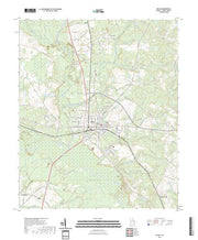 US Topo 7.5-minute map for Millen GA