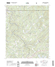 US Topo 7.5-minute map for Mineral Bluff GANCTN