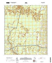 USGS US Topo 7.5-minute map for Moniac GAFL 2020