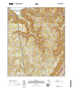 USGS US Topo 7.5-minute map for New Home GAALTN 2020