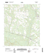 US Topo 7.5-minute map for Oliver GA