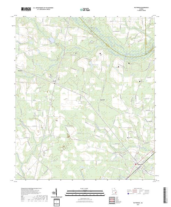 US Topo 7.5-minute map for Patterson GA