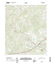 US Topo 7.5-minute map for Pendergrass GA