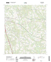 US Topo 7.5-minute map for Penia GA