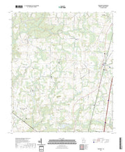 US Topo 7.5-minute map for Pinehurst GA