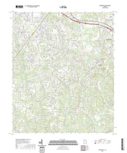 US Topo 7.5-minute map for Porterdale GA