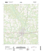 US Topo 7.5-minute map for Quitman GA