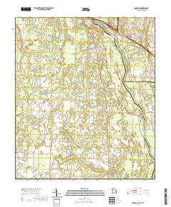 USGS US Topo 7.5-minute map for Saffold GAALFL 2020