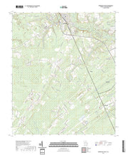 US Topo 7.5-minute map for Springfield South GA