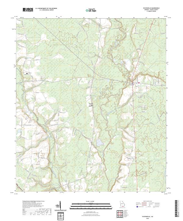 US Topo 7.5-minute map for Statenville GA