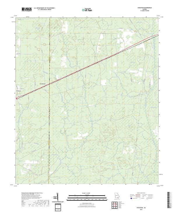 US Topo 7.5-minute map for Stockton GA