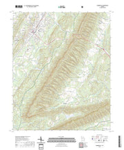 US Topo 7.5-minute map for Summerville GA