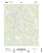 US Topo 7.5-minute map for Swainsboro GA