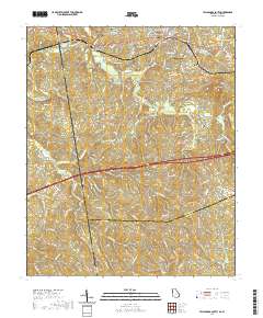 USGS US Topo 7.5-minute map for Tallapoosa South GAAL 2020