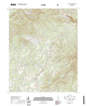 US Topo 7.5-minute map for Tallulah Falls GA