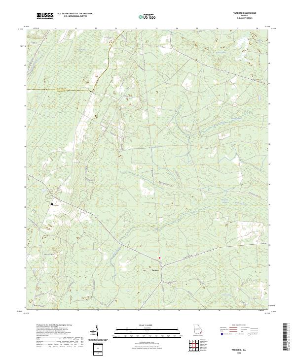 US Topo 7.5-minute map for Tarboro GA