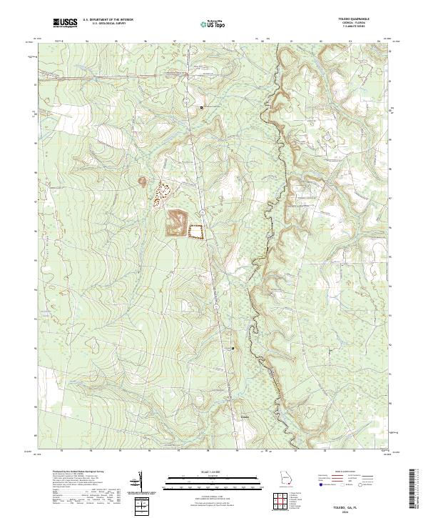 US Topo 7.5-minute map for Toledo GAFL