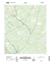 US Topo 7.5-minute map for Townsend GA