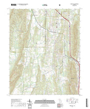 US Topo 7.5-minute map for Tunnel Hill GA