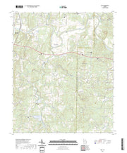 US Topo 7.5-minute map for Wax GA