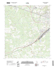 US Topo 7.5-minute map for Waycross West GA