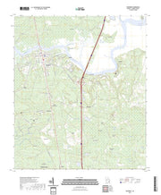 US Topo 7.5-minute map for Woodbine GA