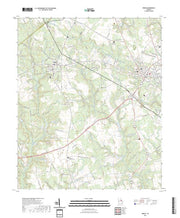 US Topo 7.5-minute map for Wrens GA