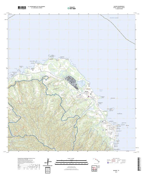 US Topo 7.5-minute map for Kahuku HI