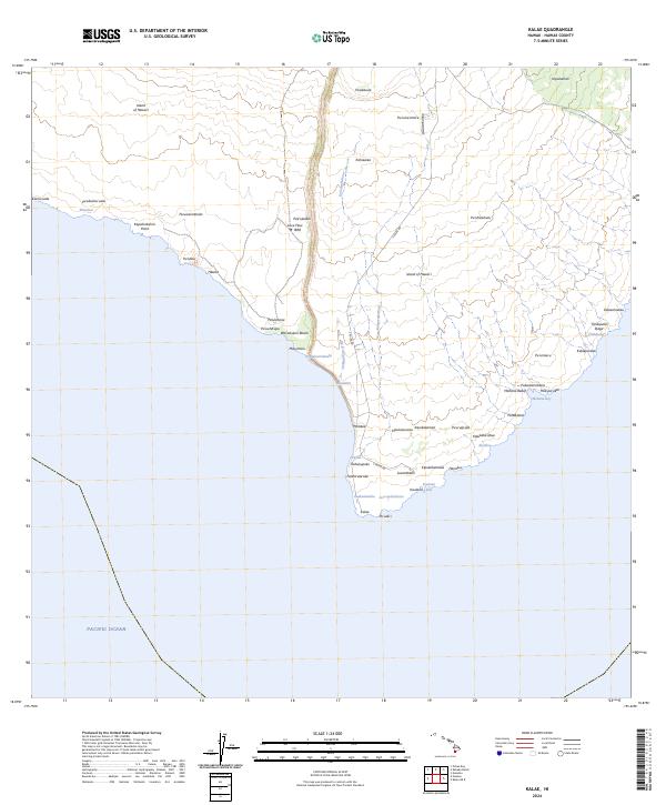 US Topo 7.5-minute map for Kalae HI