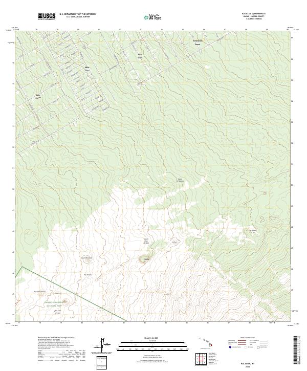 US Topo 7.5-minute map for Kalalua HI