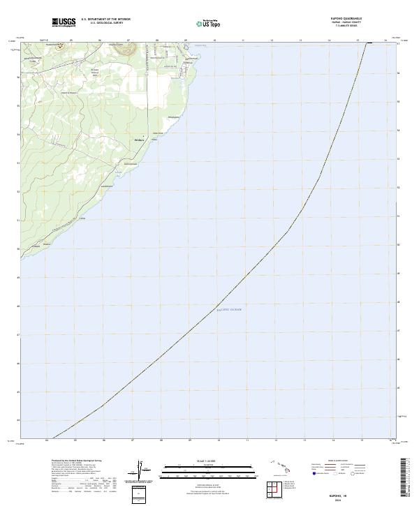 US Topo 7.5-minute map for Kapoho HI