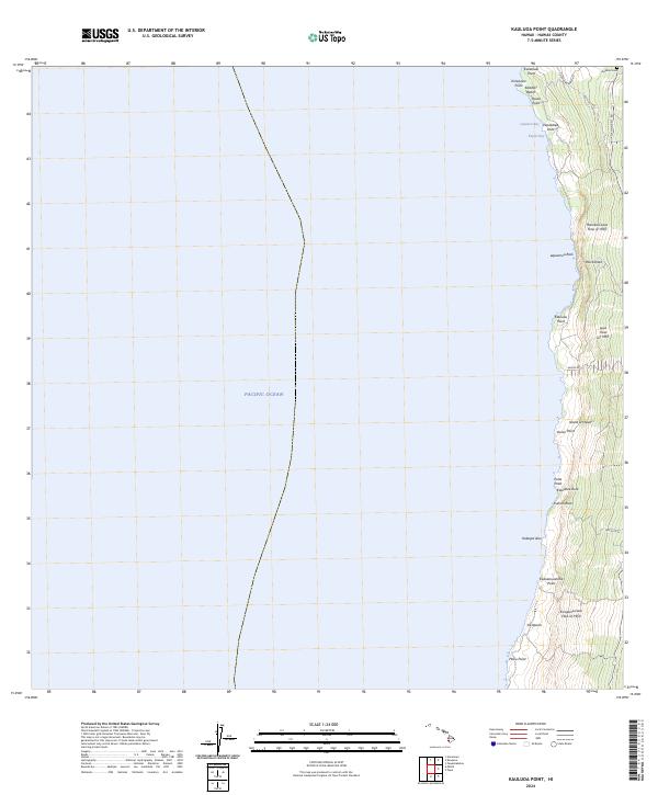 US Topo 7.5-minute map for Kauluoa Point HI