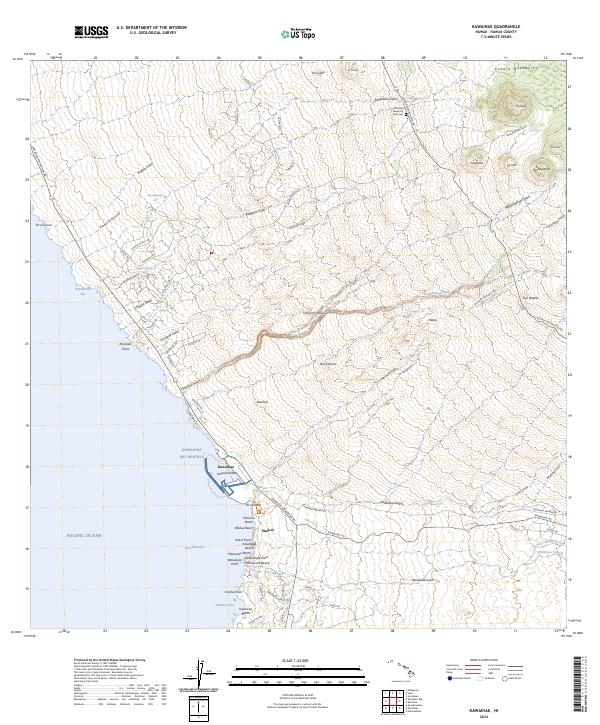 US Topo 7.5-minute map for Kawaihae HI