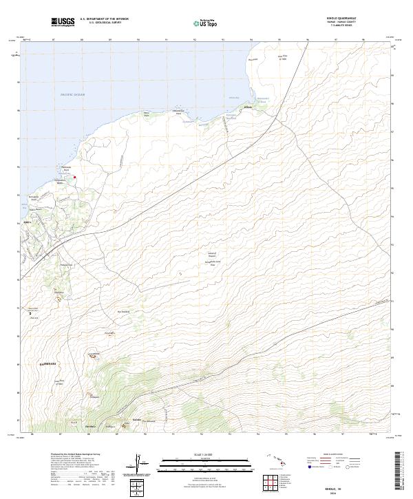 US Topo 7.5-minute map for Kiholo HI