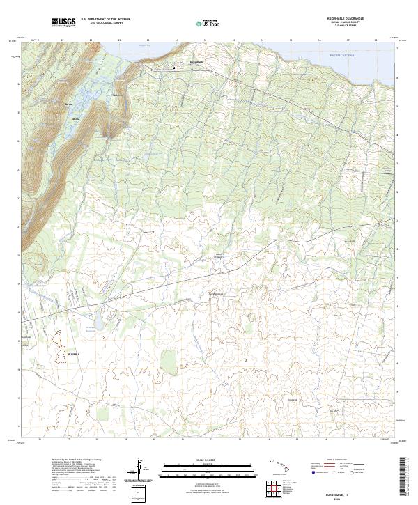 US Topo 7.5-minute map for Kukuihaele HI