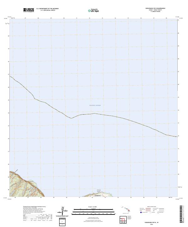 US Topo 7.5-minute map for Kukuihaele OE N HI