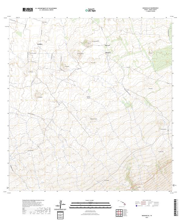 US Topo 7.5-minute map for Makahalau HI