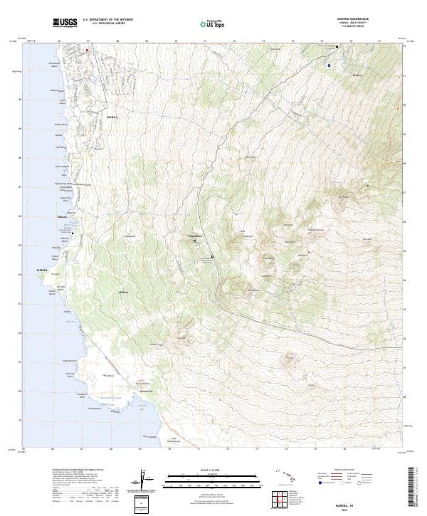 US Topo 7.5-minute map for Makena HI