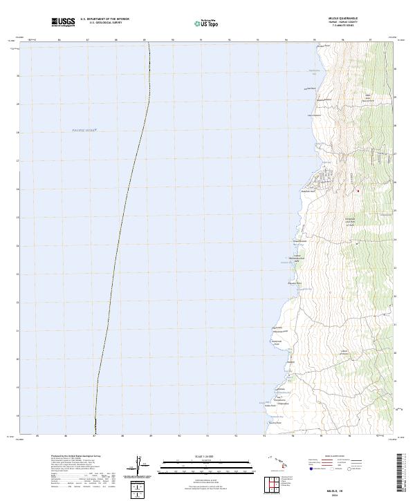 US Topo 7.5-minute map for Milolii HI