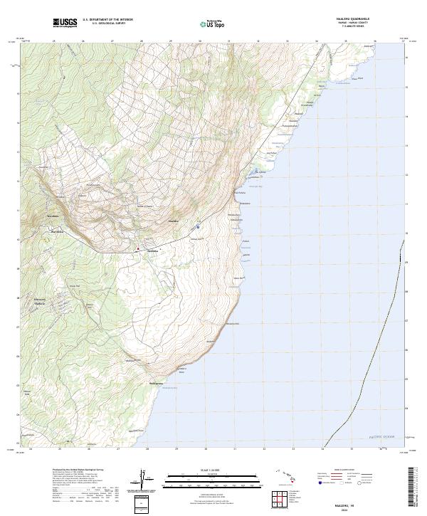 US Topo 7.5-minute map for Naalehu HI