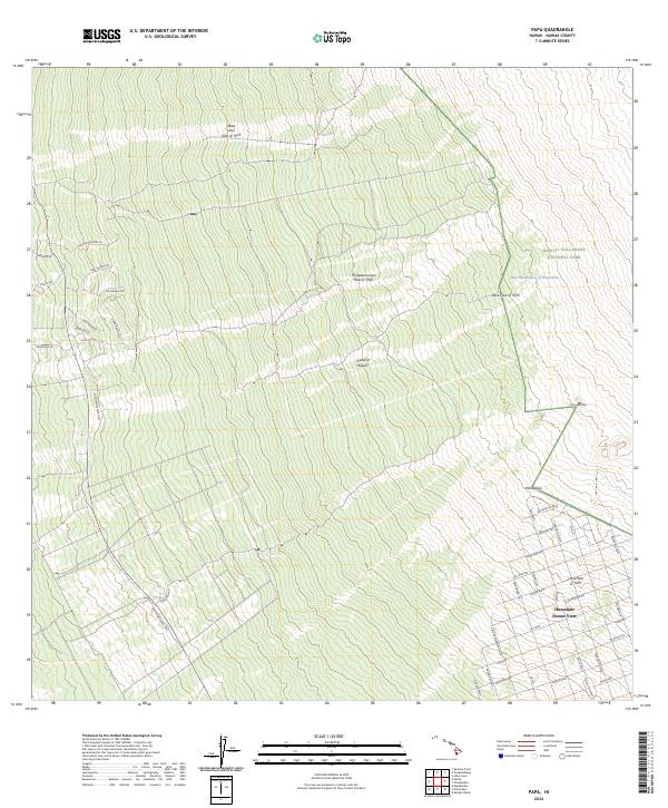 US Topo 7.5-minute map for Papa HI