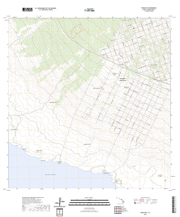 US Topo 7.5-minute map for Pohue Bay HI