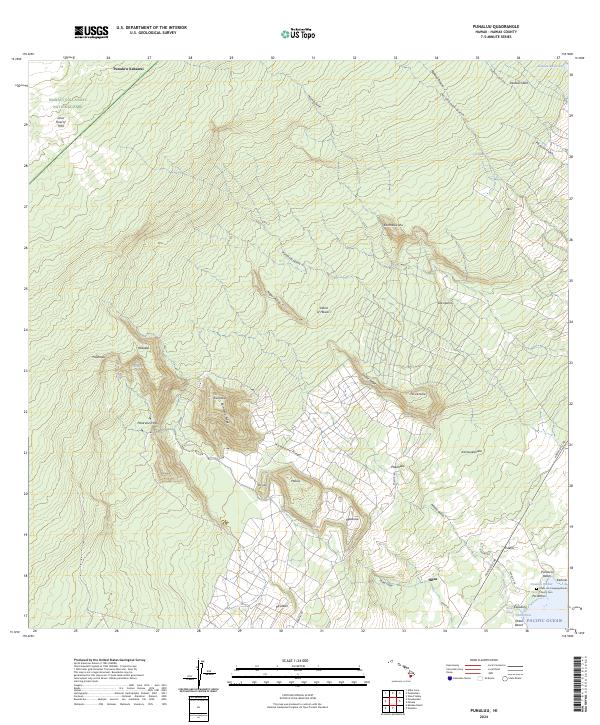 US Topo 7.5-minute map for Punaluu HI