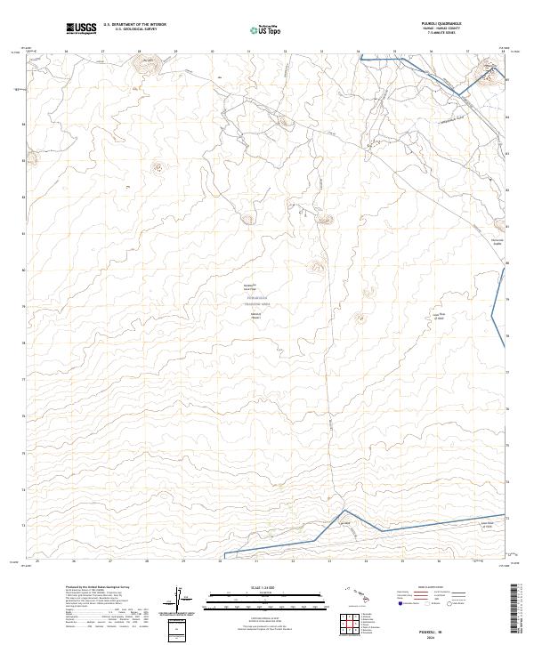 US Topo 7.5-minute map for Puukoli HI