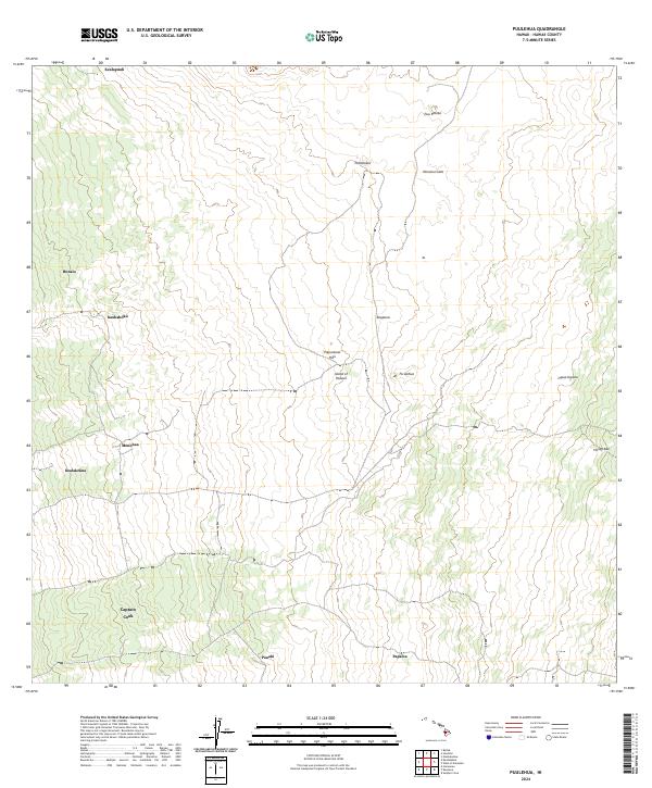 US Topo 7.5-minute map for Puulehua HI