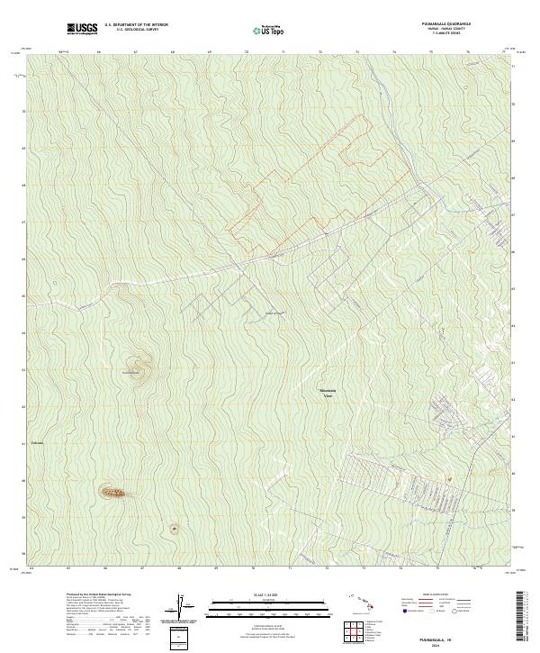 US Topo 7.5-minute map for Puumakaala HI