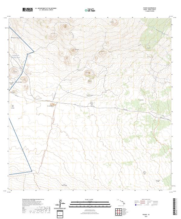 US Topo 7.5-minute map for Puuoo HI