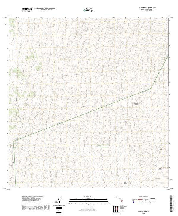 US Topo 7.5-minute map for Sulphur Cone HI