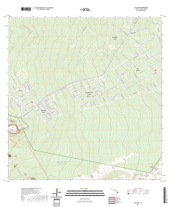 US Topo 7.5-minute map for Volcano HI